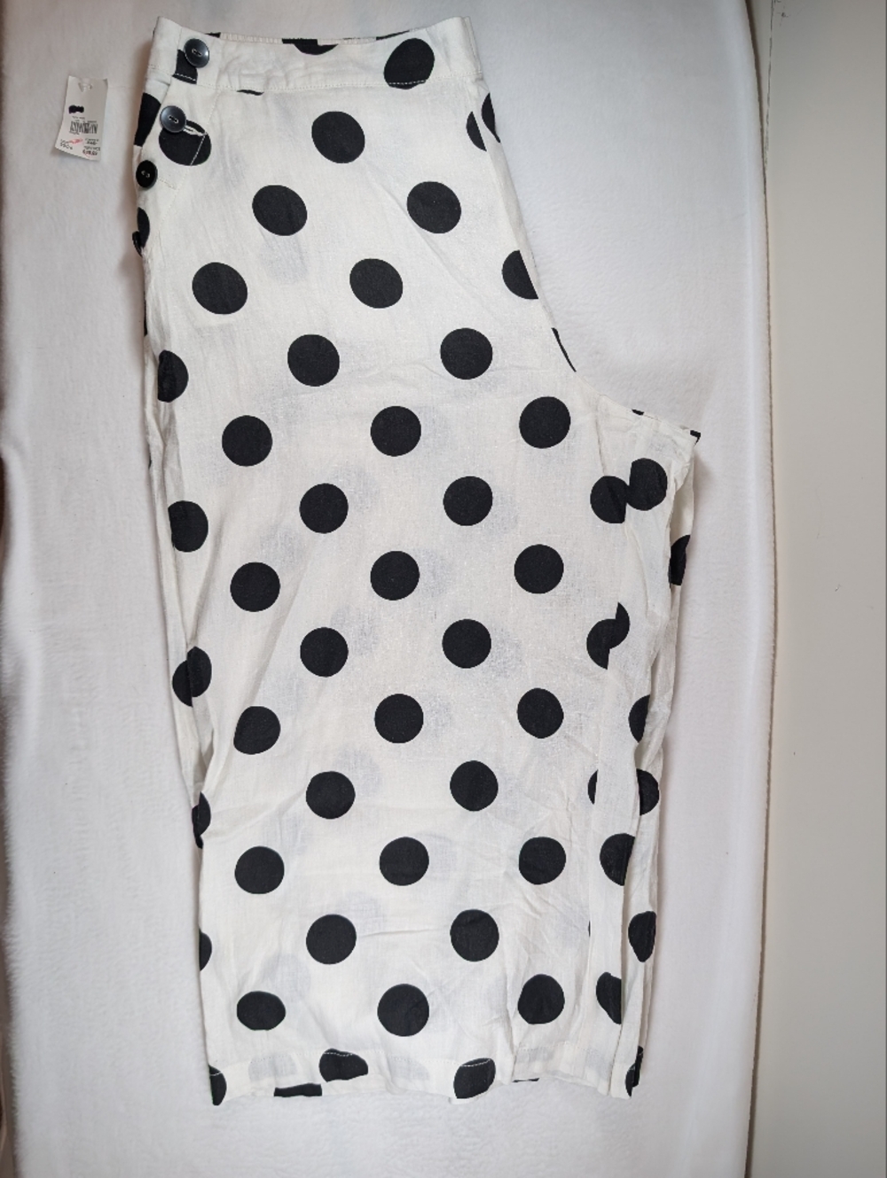 NWT Cato Polka Dot Linen Blend Pants 22/24W